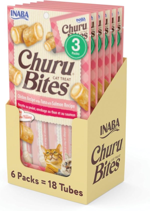 Inaba Cat Treats Soft Bites with Churu Filling for Cats-0