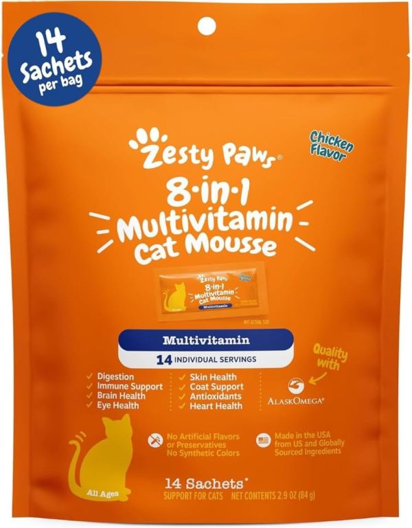 Zesty Paws Cat Mousse Multivitamin Supplement for Cats-0