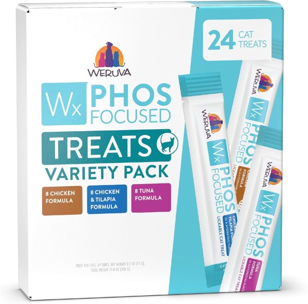 Weruva Lickable Cat Treats Low Phosphorus Variety Pack-0