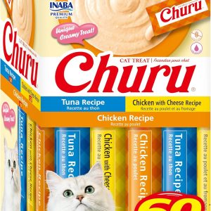 Inaba Cat Treats Hydrating Tuna Chicken Variety Box-0