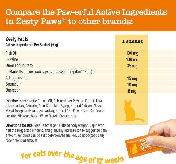 Zesty Paws Cat Allergy Immune Mousse Treats Relief-3