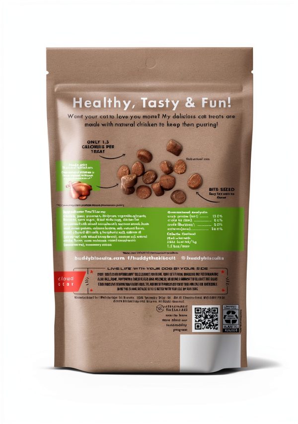 Buddy Biscuits Soft Cat Treats Natural Chicken Grain Free-1