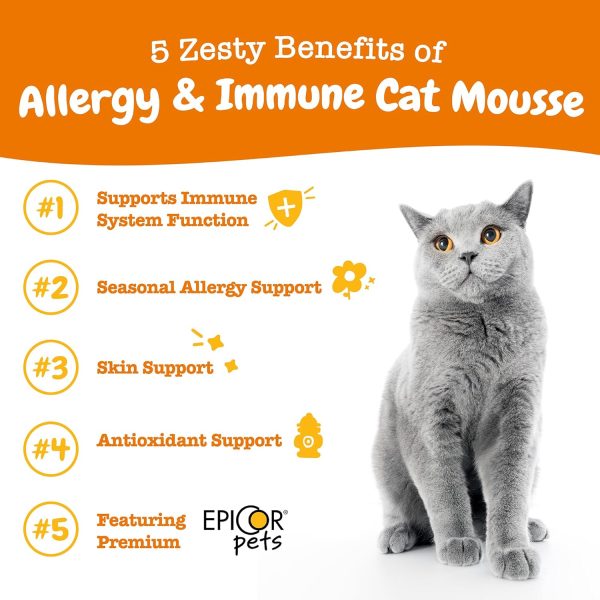 Zesty Paws Cat Allergy Immune Mousse Treats Relief-1