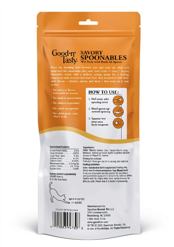 Spectrum Brands Cat Treats Savory Spoonables Wet Lickable-1