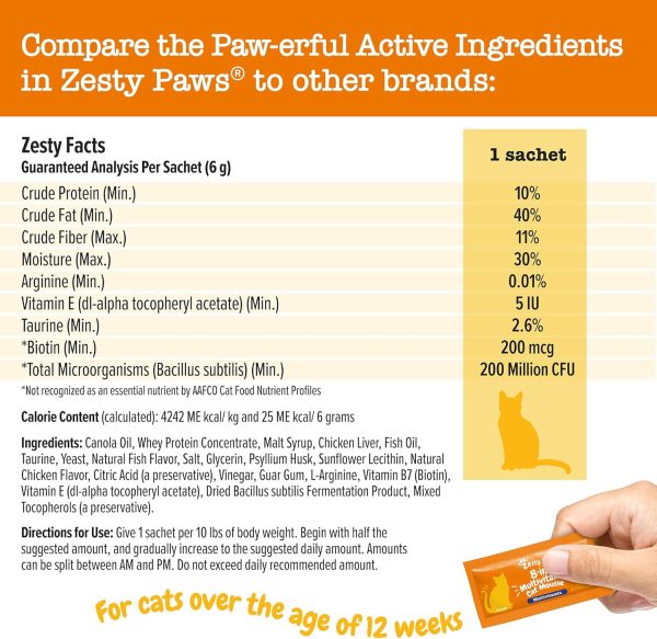 Zesty Paws Cat Mousse Multivitamin Supplement for Cats-3