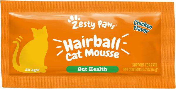 Zesty Paws Hairball Cat Squeeze Treats for Gut Health-7