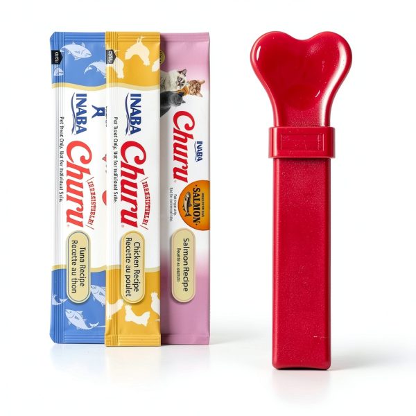 Inaba Churu Cat Treats Hydrating Tubes with Spoon-2
