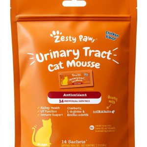 Zesty Paws Urinary Tract Cat Mousse Kidney Health Supplement-0