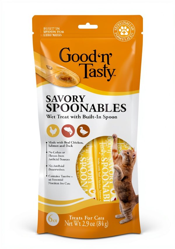 Spectrum Brands Cat Treats Savory Spoonables Wet Lickable-0