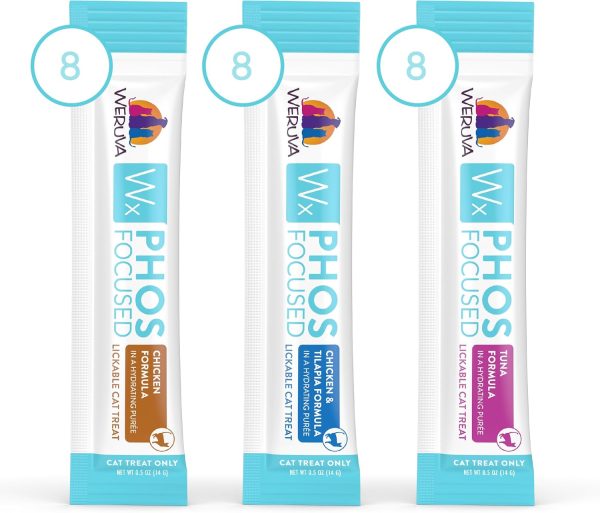 Weruva Lickable Cat Treats Low Phosphorus Variety Pack-4