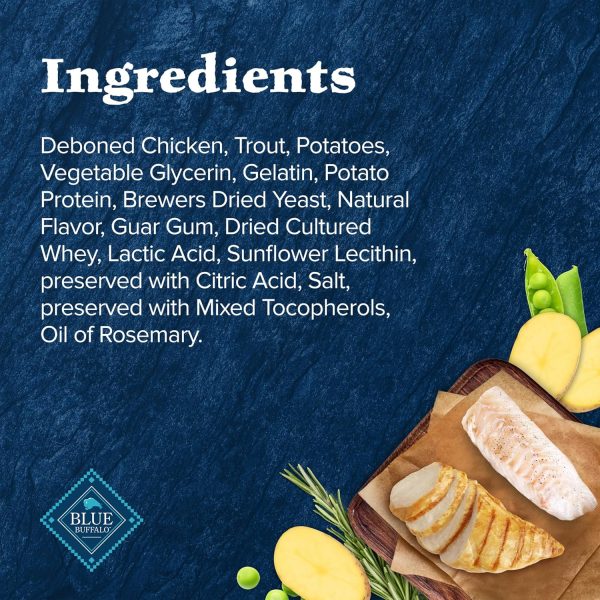 BLUE Wilderness Grain-Free Cat Treats Chicken Trout-4