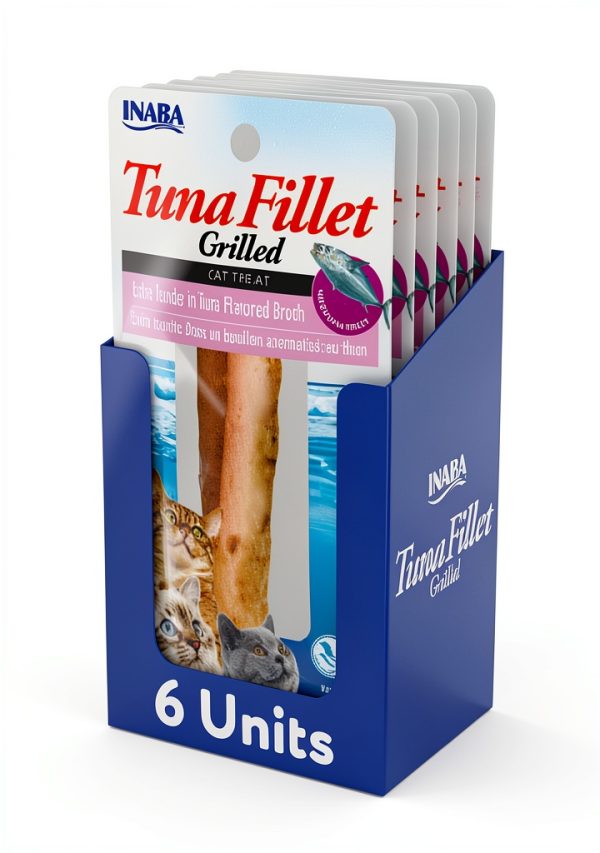 Inaba Tuna Cat Treats Hydrating Broth Soft Feline Snacks-0