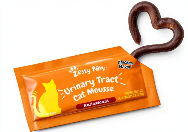 Zesty Paws Urinary Tract Cat Mousse Kidney Health Supplement-5