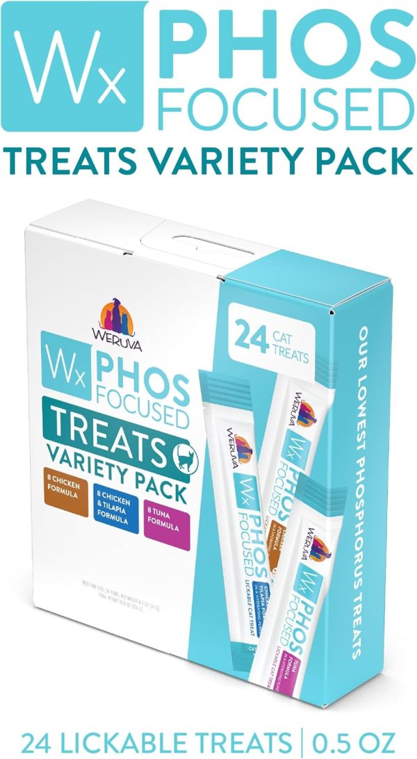 Weruva Lickable Cat Treats Low Phosphorus Variety Pack-1
