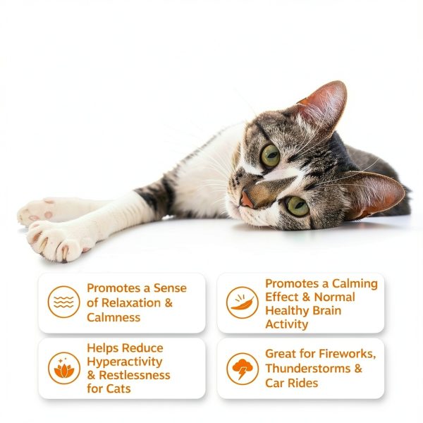 Calming Cat Mousse Zesty Paws Relaxation Supplement for Cats-1