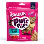 Bonkers Freeze Dried Tuna Cat Treats Lickable Purr Pops-0