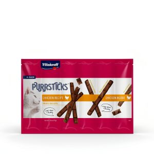 Vitakraft Chicken Purrsticks Cat Treats Natural Meat-0