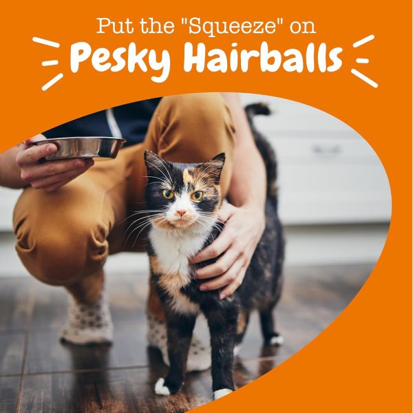Zesty Paws Hairball Cat Squeeze Treats for Gut Health-4