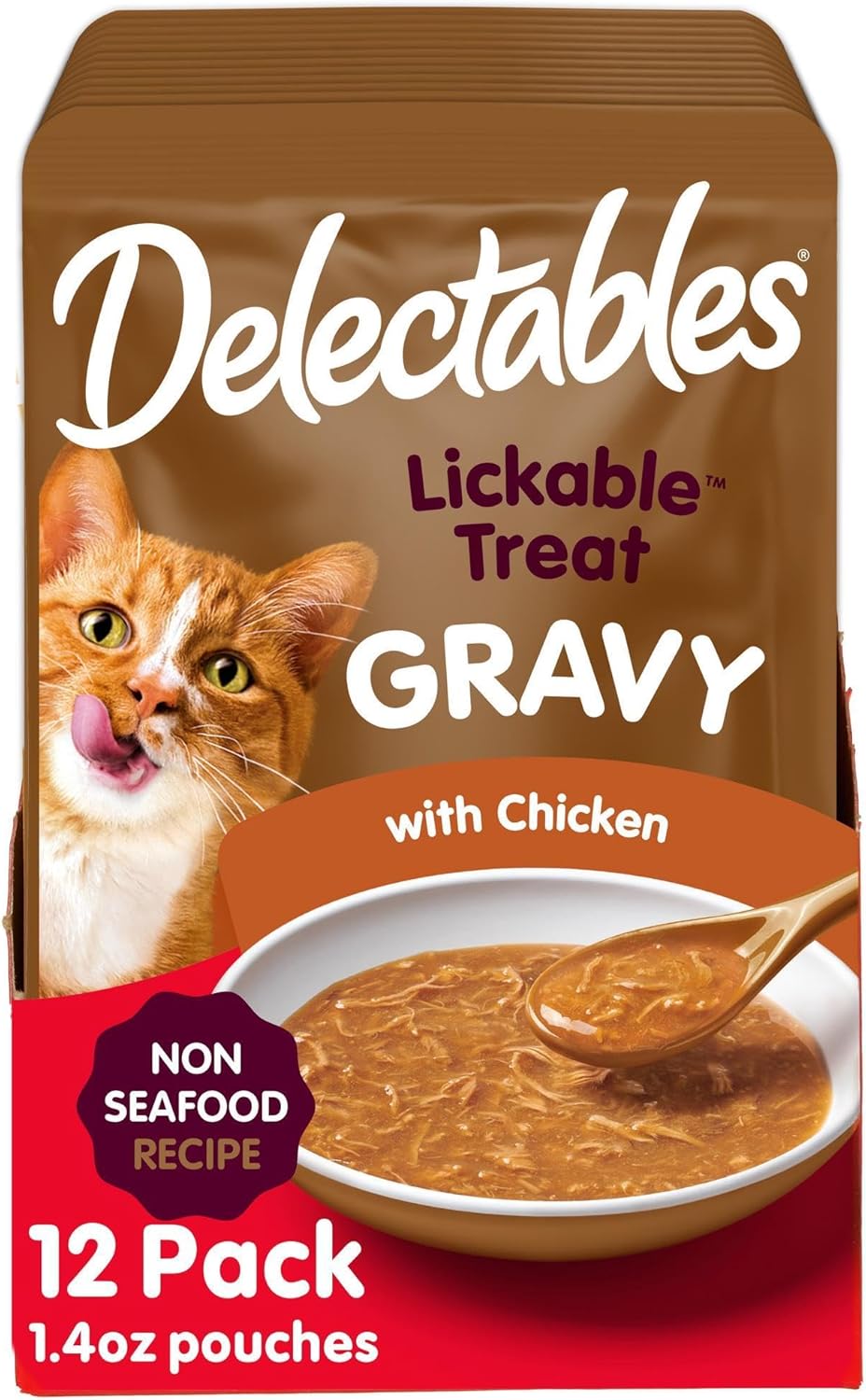 Hartz Delectables cat treats variety pack displayed on a kitchen counter
