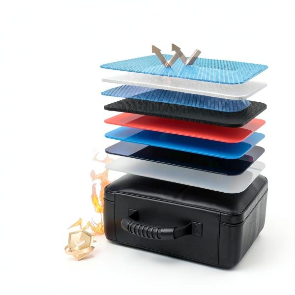 Fireproof Document Box GroTheory Black Portable-1