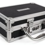 Vaultz Combination Lock Medicine Box Black Chrome-0