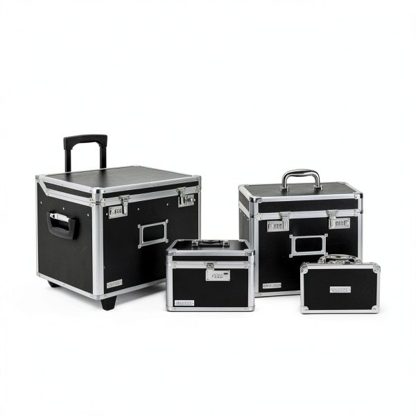 Vaultz Combination Lock Medicine Box Black Chrome-10