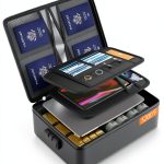 Fireproof Document Box GroTheory Black Portable-0
