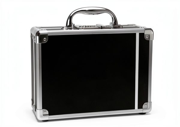 Vaultz Combination Lock Medicine Box Black Chrome-9