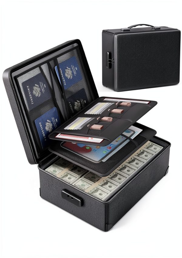 DocSafe Fireproof Document Box Black Professional-0