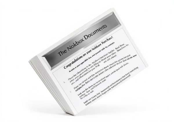 The Nokbox Lite Estate Organizer Box with Checklist System NBL01-3