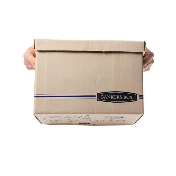 Bankers Box File Box 4‑Pack Portable Flip‑Top, 60% Recycled Cardboard-7
