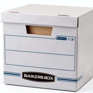 Bankers Box White Cardboard File Box with Lid 30 Pack-0
