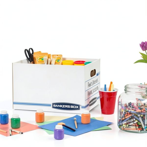 Bankers Box Cardboard File Boxes with Lift-Off Lid 12 Pack-4