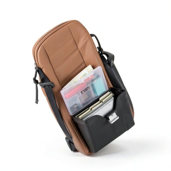 Staples Portable Tote File Organizer with Secure Latch Black-6