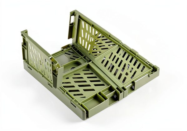 HUUSMOT Storage Crate Mini Set 6 Pack Collapsible Plastic Organizer-3
