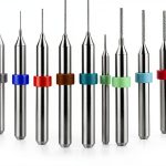 Lothee 30 Pcs Shank Tungsten Carbide Micro Drill Bits Set, Tungsten Steel PCB Print Circuit Board Flute CNC Router Bits for Rough Stone Print Circuit Board Jewelry Engraving (0.1-3.0 mm)-0