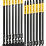 Impact Long Torx Bit Set 14PC 6" by Craluuur Hex-Shank Steel-0